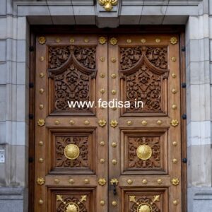 Main Door Classic Design Bedroom Double Door Design No-12126