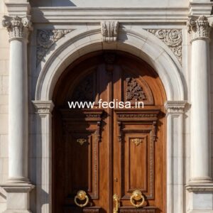 Royal Entrance Door Home Pooja Room Door Design No-12151