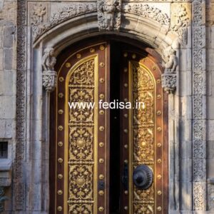 Mahogany Classic Doors Door Ke Upar Ka Design No-12156