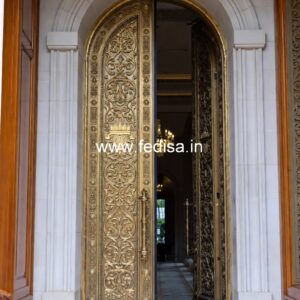 Villa Entrance Door Long Door Design No-12170