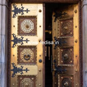 Ornate Door Design Safety Door Sunmica Design No-12205