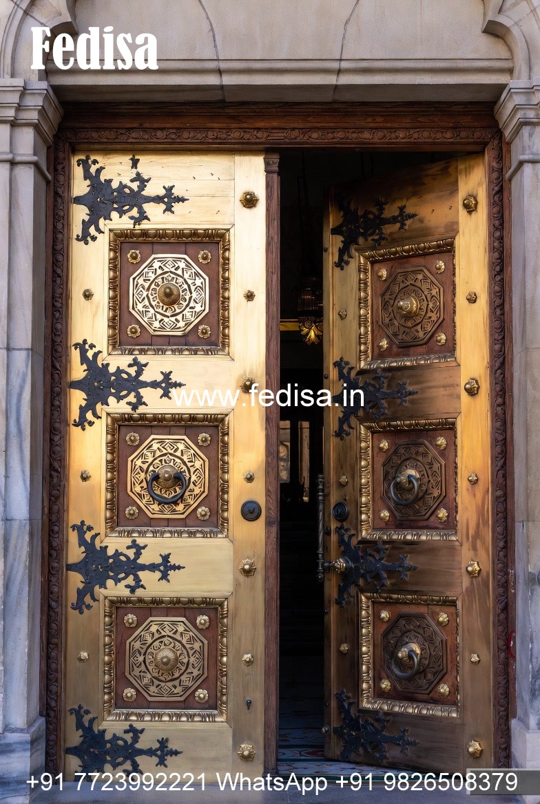 Ornate Door Design Safety Door Sunmica Design No-12205