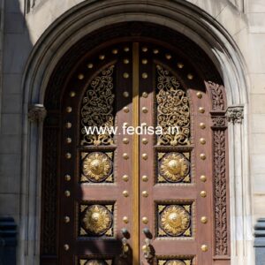 Bungalow Classic Door Design Plywood Sunmica Door Design No-12212