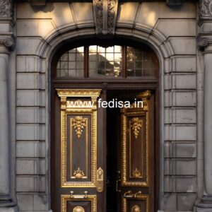 Antique Door Style Main Door Wood Design 2026 No-12231