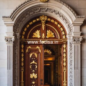 Luxury Classic Doors Main Door Window Grill Design No-12235