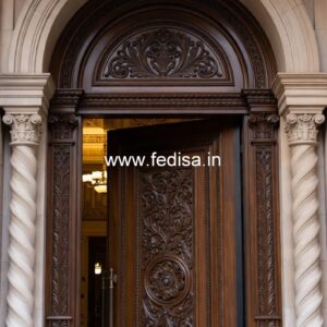 French Classic Doors Door With Mirror Design No-12247