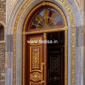 Engraved Wooden Door Ghar Ka Darvaja Design No-12265