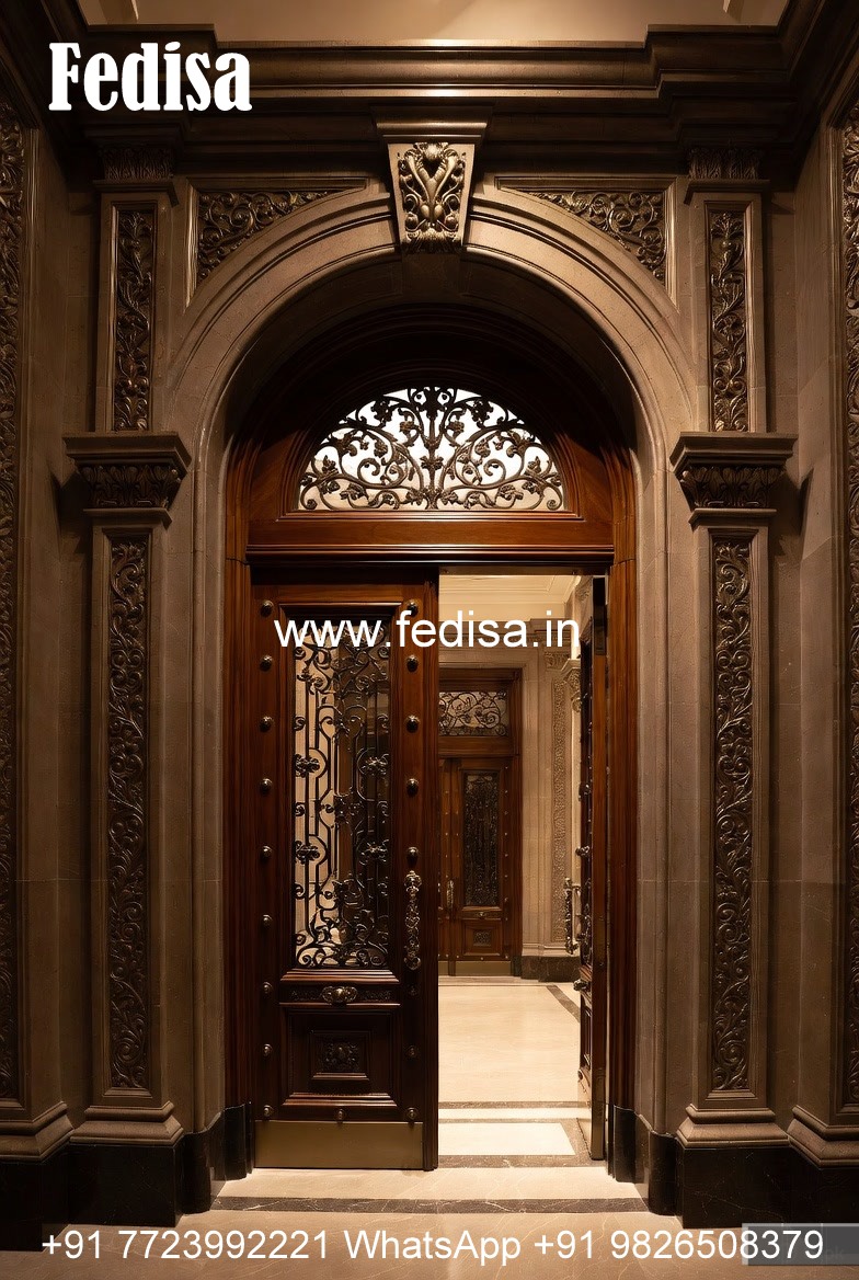 Panel Door Design Grill Door Design No-12303