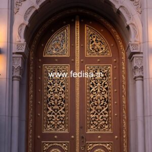 Handcrafted Wooden Door Chokhat Design No-12322