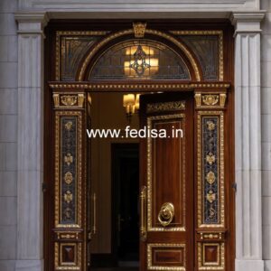 Hardwood Traditional Doors Pooja Room Door No-12323