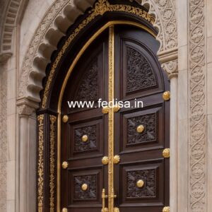 Vintage Wooden Door Wooden Double Door Design No-12351