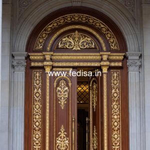 Elegant Door Design Wooden Main Double Door Designs Indian Style No-12353