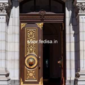 Colonial Style Door Main Double Door Design No-12367