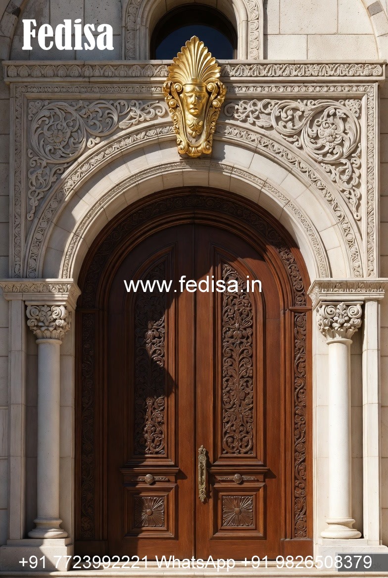 Main Door Classic Design Single Door Iron Gate Design No-12372