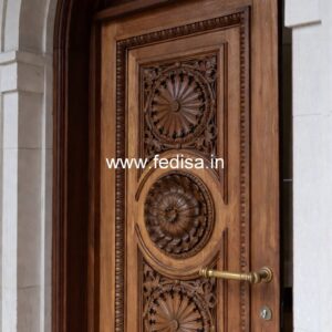 Traditional Carved Wooden Front Door Ideas New Door Design 2026 No-12379
