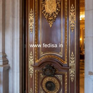 Double Door Classic Style Chaukhat Design No-12386