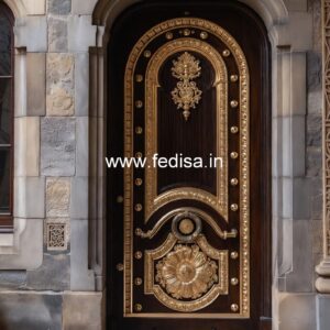 Solid Wood Classic Door Cupboard Door Design No-12400