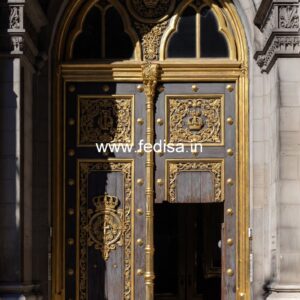 French Classic Doors Double Door Design 2027 No-12411