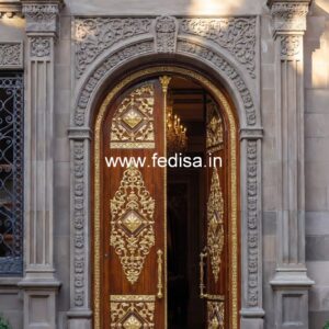 Glass Panel Classic Door Jali Wale Darwaje No-12430
