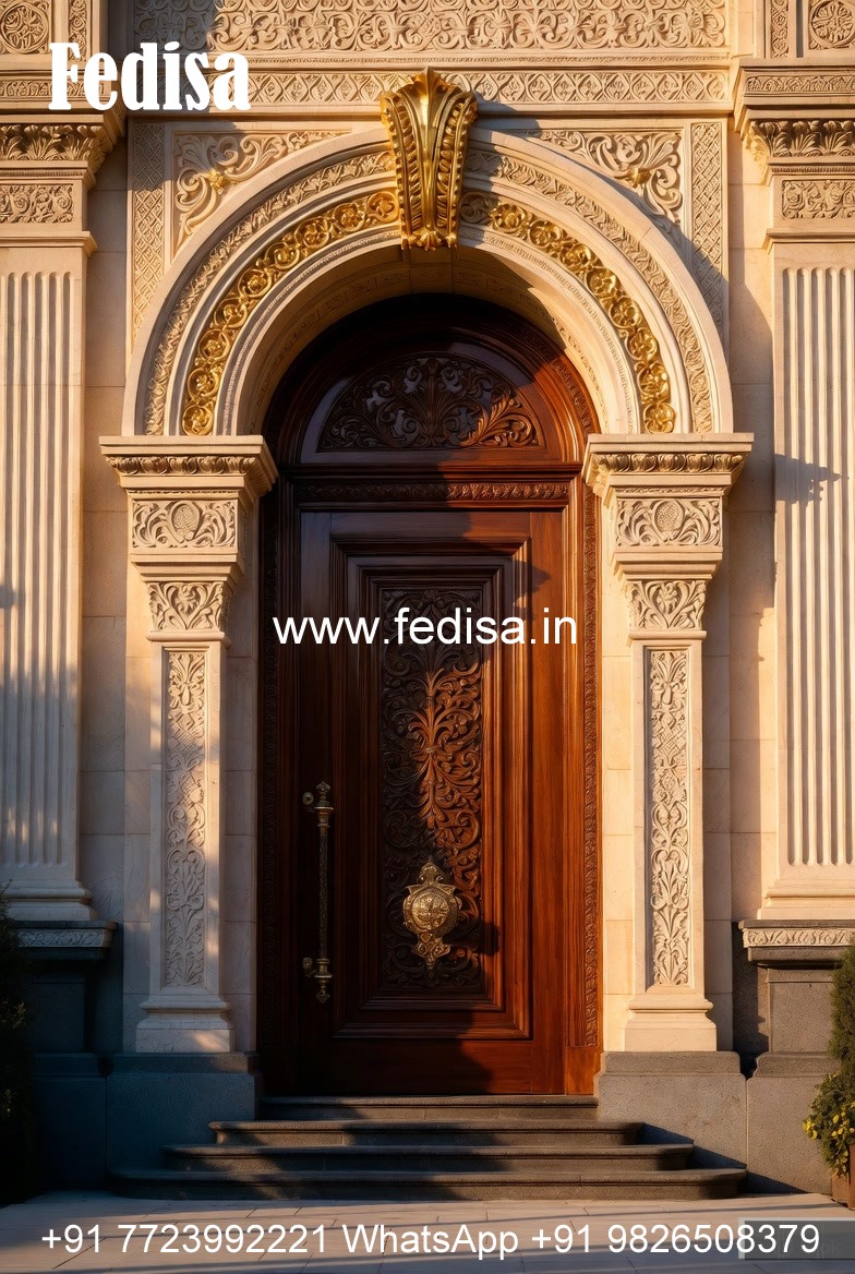 Vintage Wooden Door Wooden Glass Door Designs For Home No-12433