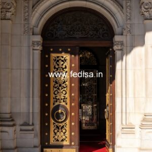 Luxury Classic Doors Simple Pooja Room Door Design No-12440