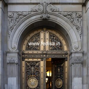 European Classic Door Shop Shutter Design No-12447