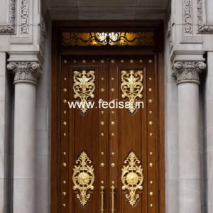 French Classic Doors Main Door Glass Design For Home No-12452