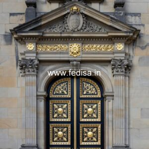 Arch Top Wooden Door Wooden Front Door Design No-12469