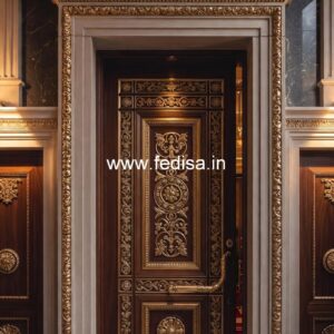 Engraved Wooden Door Modern Wooden Door Design No-12470