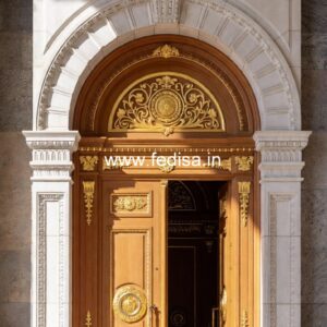 Glass Panel Classic Door Darwaza Ka Design No-12471
