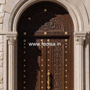 Rustic Classic Door Wood Carving Designs For Main Door Frame No-12491