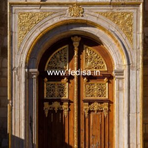 Italian Style Wooden Doors Big Door Design No-12494