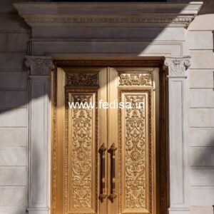 Main Door Classic Design Solid Door Design No-12495