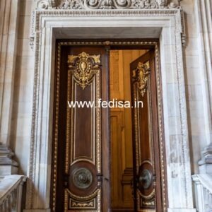 Classic Wooden Main Door Design For Home Mdf Door Design No-12501