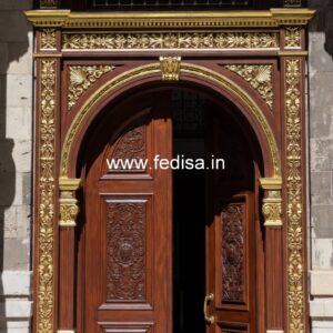 Luxury Classic Entrance Door Designs India Door Carving Design No-12503