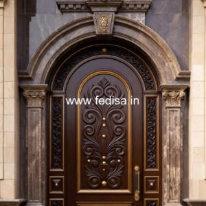 Solid Wood Classic Door Beautiful Door Design No-12523