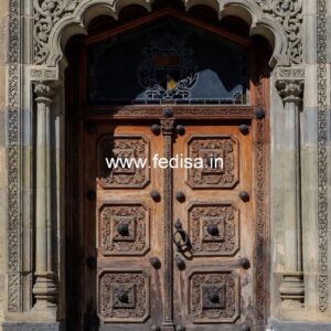 Colonial Style Door Front Door Grill Design No-12531