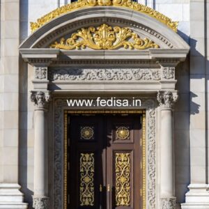 Bungalow Classic Door Design Sunmica Door Design 2027 No-12540