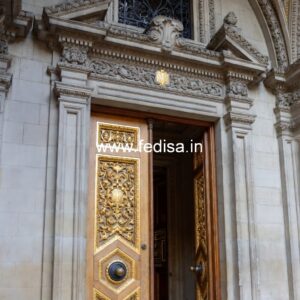 Hardwood Traditional Doors Steel Door Design For Flats No-12569