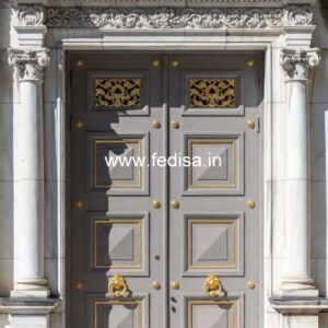 Rustic Classic Door Sliding Door Grill Design No-12573