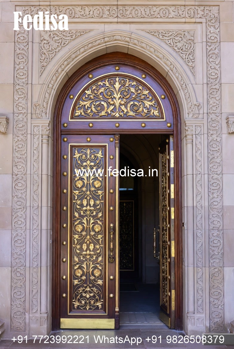 Home Entry Wooden Door Glass Sliding Door Designs For Living Room No-12579