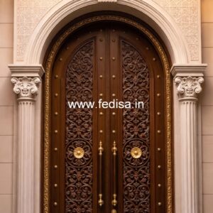Engraved Wooden Door Latest Door Design 2026 No-12593