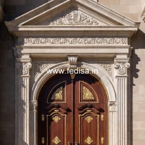 Carved Wooden Doors Wooden Panel Door Design No-12608