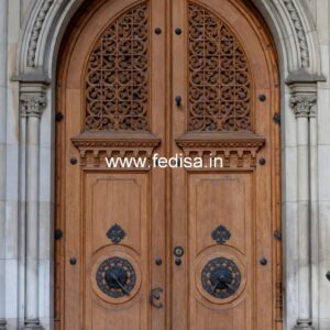 Classic Wooden Main Door Design For Home Main Door Wall Design No-12624