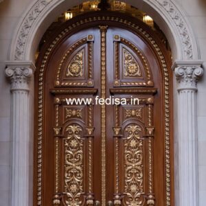 Luxury Classic Entrance Door Designs India Modern Wooden Jali Door Design No-12626