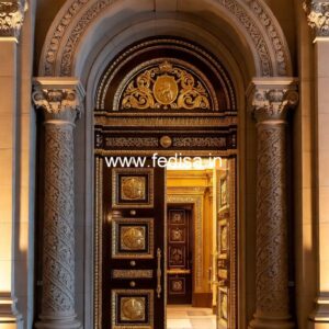 Classic Front Door Ideas Simple Iron Door Design No-12639