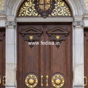 Colonial Style Door Teak Wood Door Design Catalog No-12654