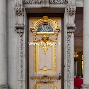 Bungalow Classic Door Design Front Glass Design No-12663