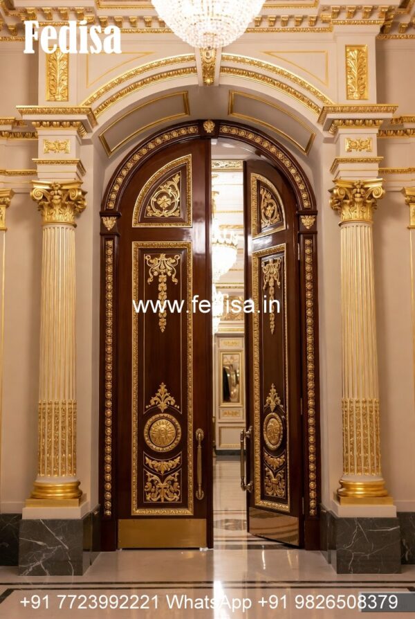 Elegant Double Door Classic Entry Design Room Door Design 2026 No-12669 ...