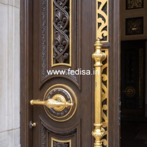 Engraved Wooden Door Main Door Chokhat Design No-12675